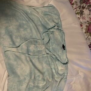 Blue lite weight blouse
